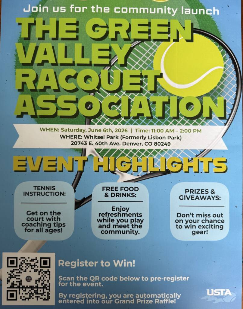 Green Valley Racquet Association First Event