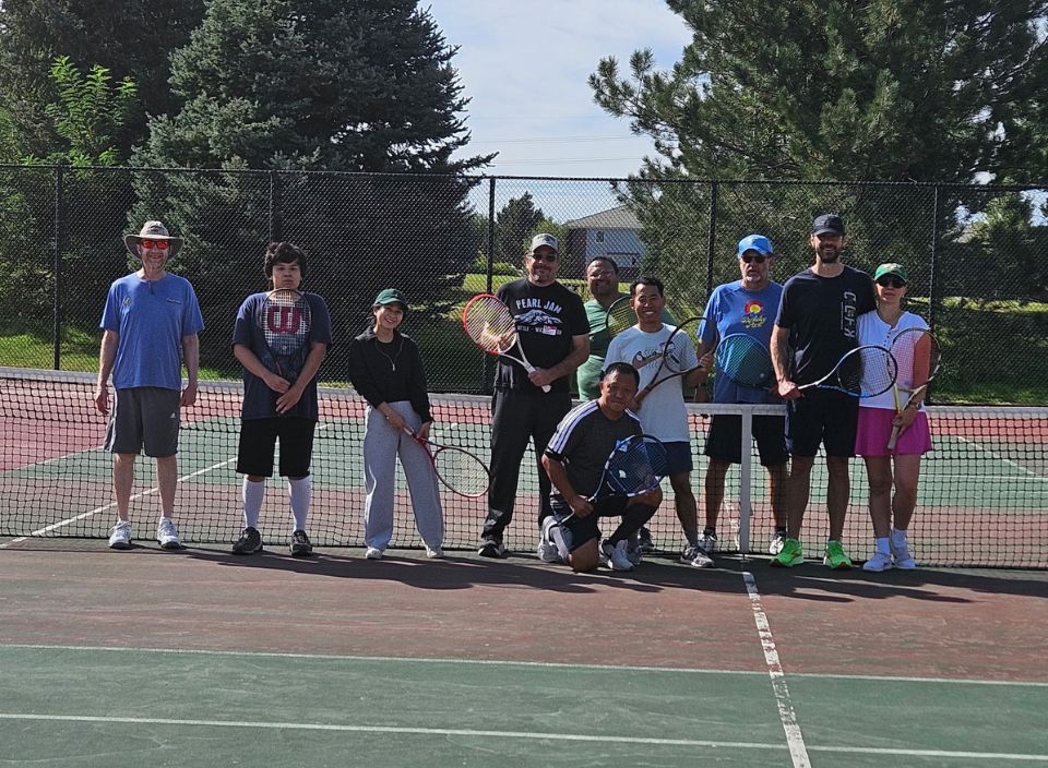 Teens and Adults free tennis clinic in Denver